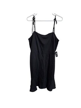 Express Black Strap Dress